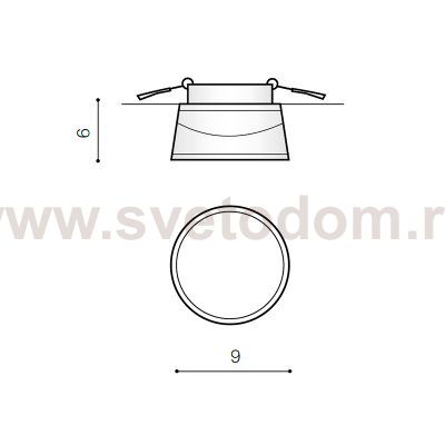 Накладной светильник  Azzardo Una AZ2773