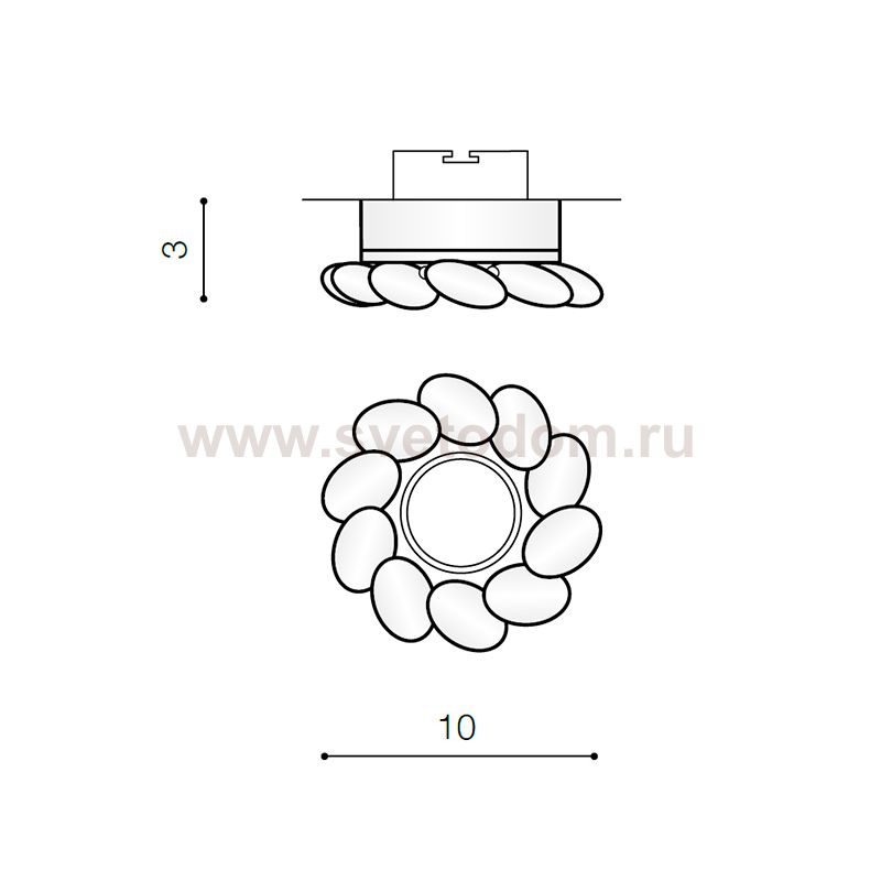 Встраиваемый светильник Azzardo Erika AZ2776