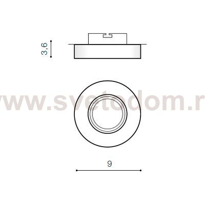 Встраиваемый светильник Azzardo Savio Round AZ2779