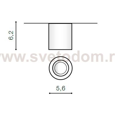 Накладной светильник  Azzardo Nano Round AZ2785