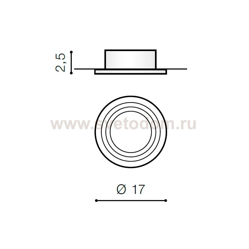 Встраиваемый светильник Azzardo Stan AZ2811