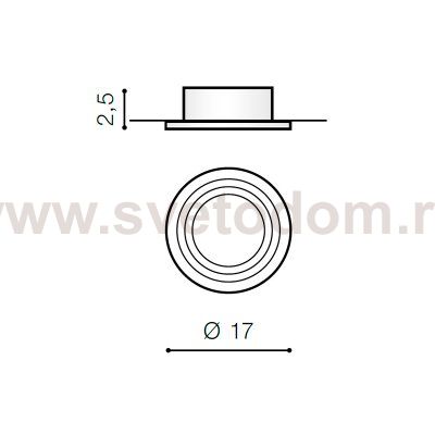 Встраиваемый светильник Azzardo Stan AZ2811