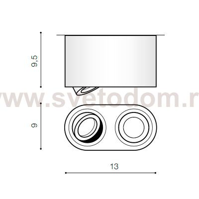 Потолочный светильник Azzardo Brant 2 IP44 AZ2817