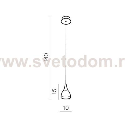 Подвесной светильник Azzardo Dalmatia 1 AZ2847
