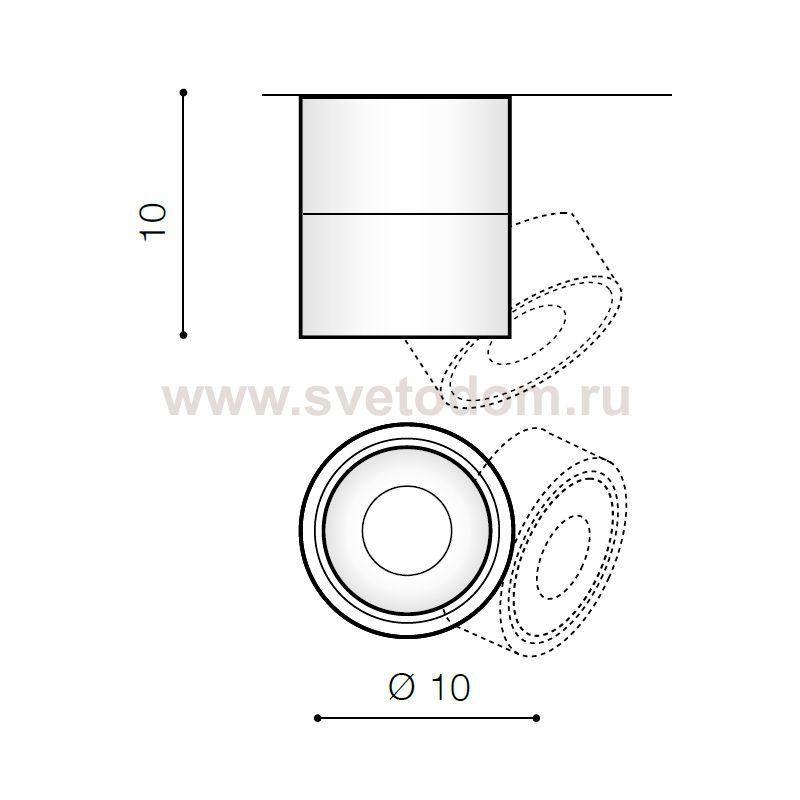Накладной светильник Azzardo Costa AZ2856