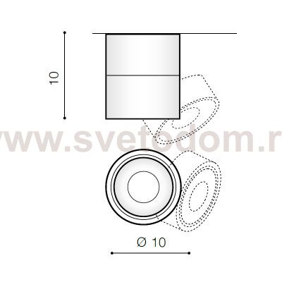 Накладной светильник Azzardo Costa AZ2856