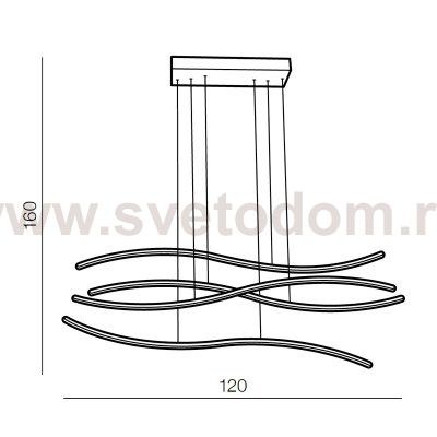Подвесной светильник Azzardo Waves AZ2912