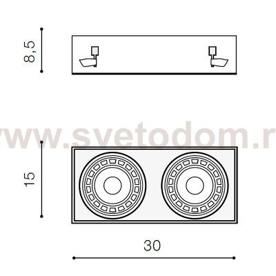 Встраиваемый светильник Azzardo Nova 2 GIPs AZ2935