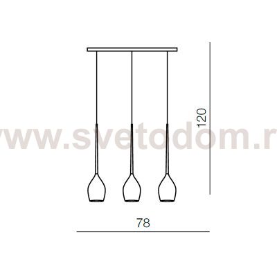 Подвесной светильник Azzardo Izza 3 AZ2937