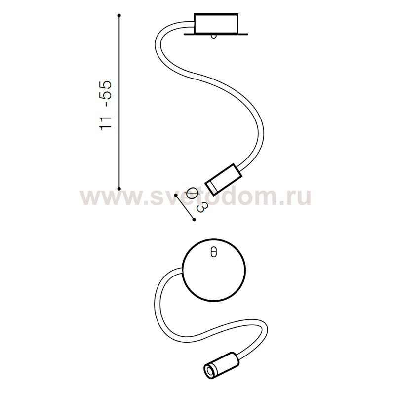 Настенный светильник Azzardo Nogat AZ2944