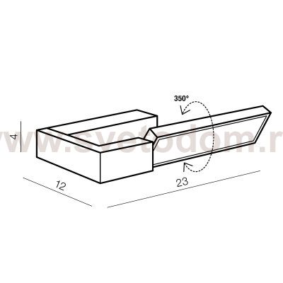 Настенный светильник Azzardo Dalen AZ2962