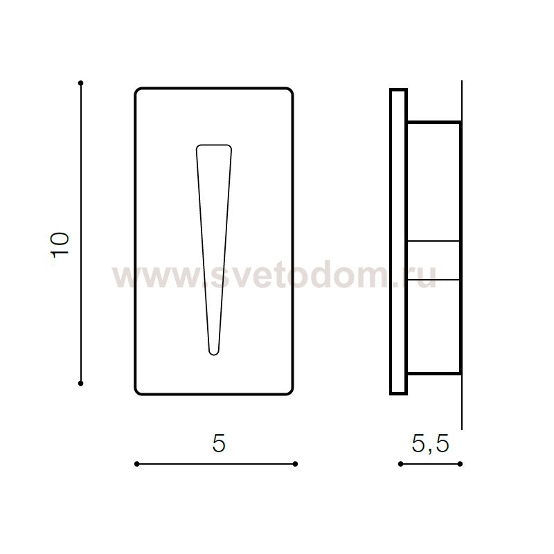 Встраиваемый светильник Azzardo Raggio AZ2963