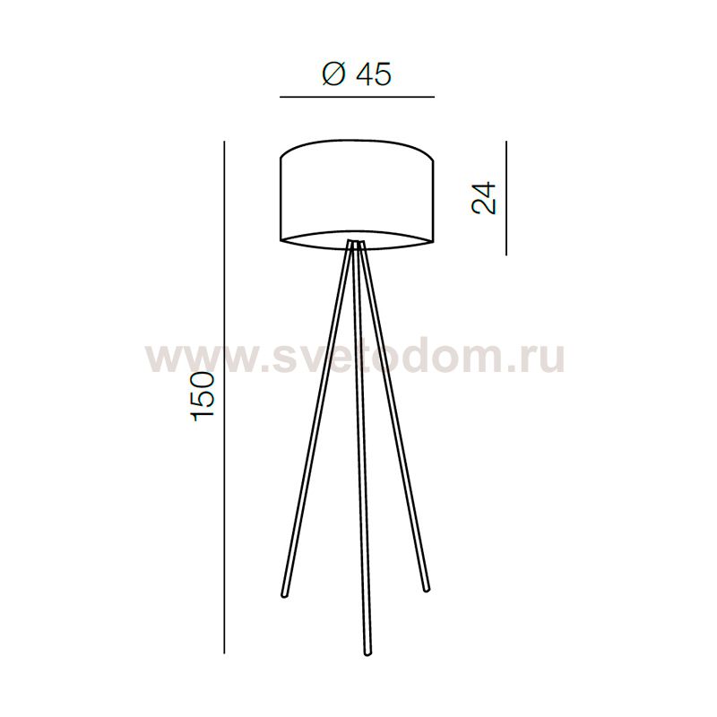 Торшер Azzardo Finn AZ2967