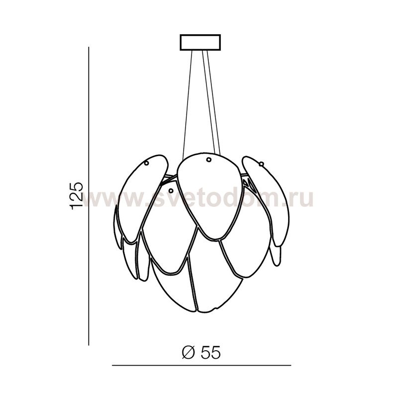 Подвесная люстра Azzardo Antires AZ2996