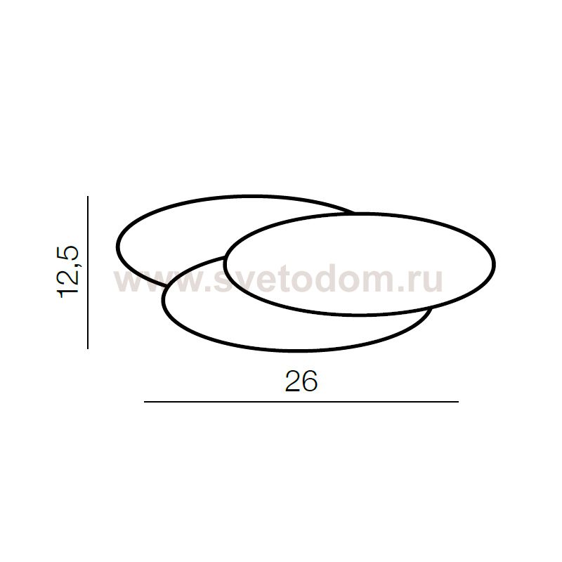 Настенный светильник Azzardo Clover oval AZ2998