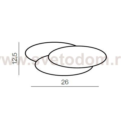 Настенный светильник Azzardo Clover oval AZ2998