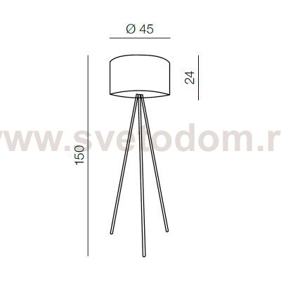 Торшер Azzardo Finn AZ3010