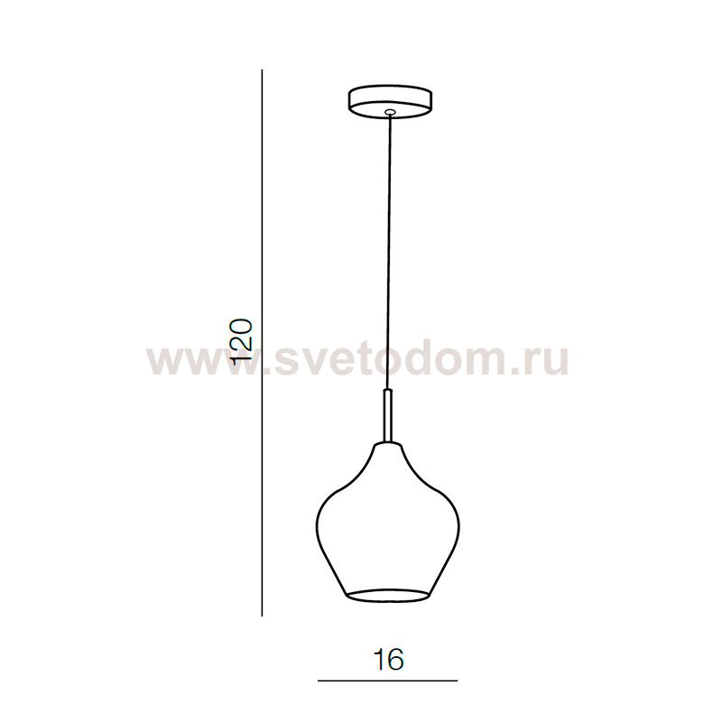 Подвесной светильник Azzardo Amber milano 1 AZ3074
