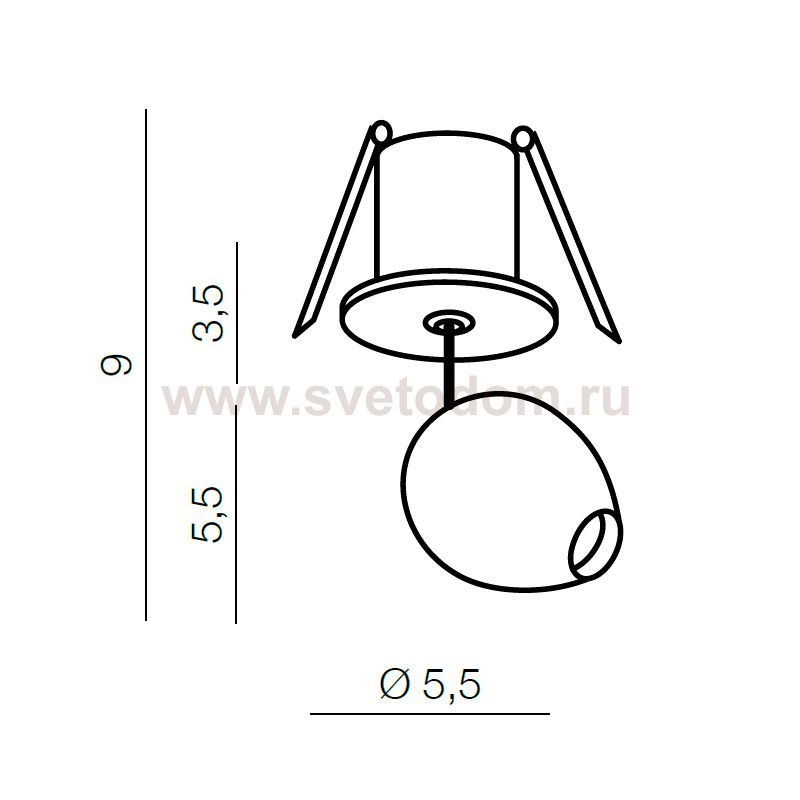Потолочный светильник Azzardo Ovum AZ3093