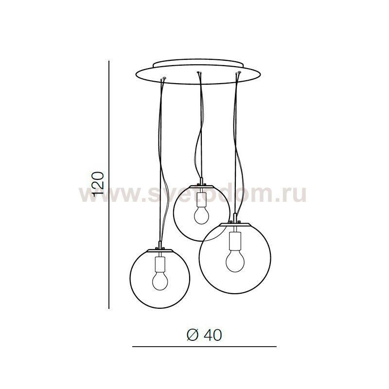 Подвесной светильник Azzardo Iris AZ3104