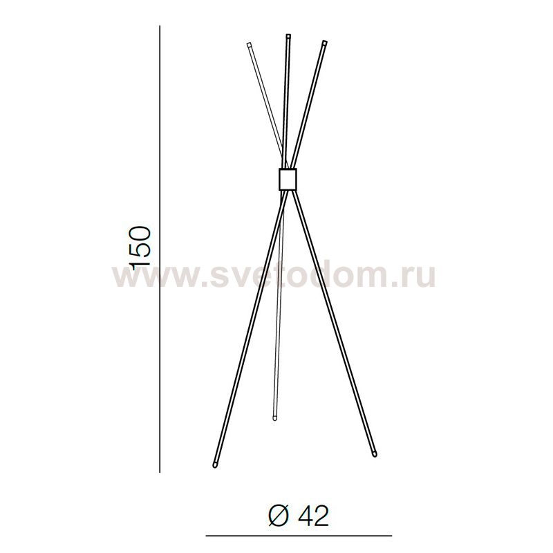 Торшер Azzardo Jax AZ3136