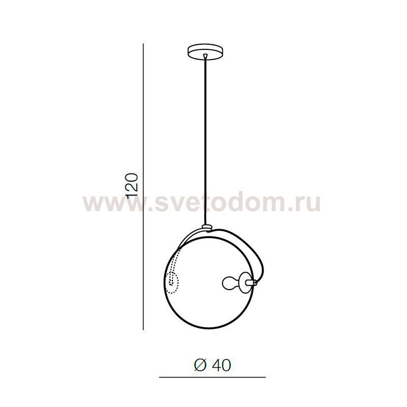 Подвесная люстра Azzardo Rufus AZ3173