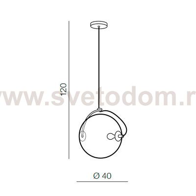 Подвесная люстра Azzardo Rufus AZ3173