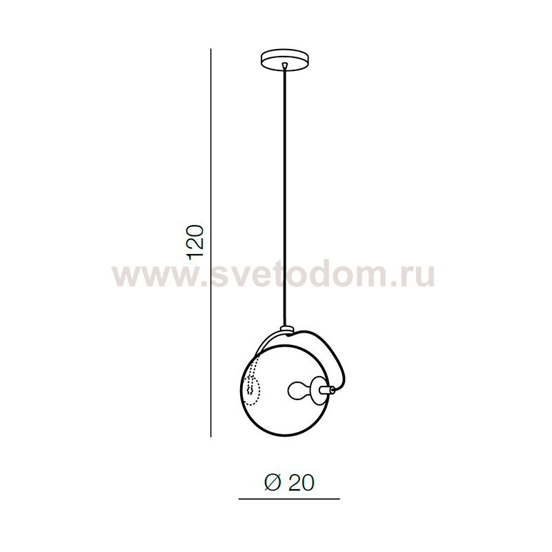 Подвесная люстра Azzardo Rufus AZ3174