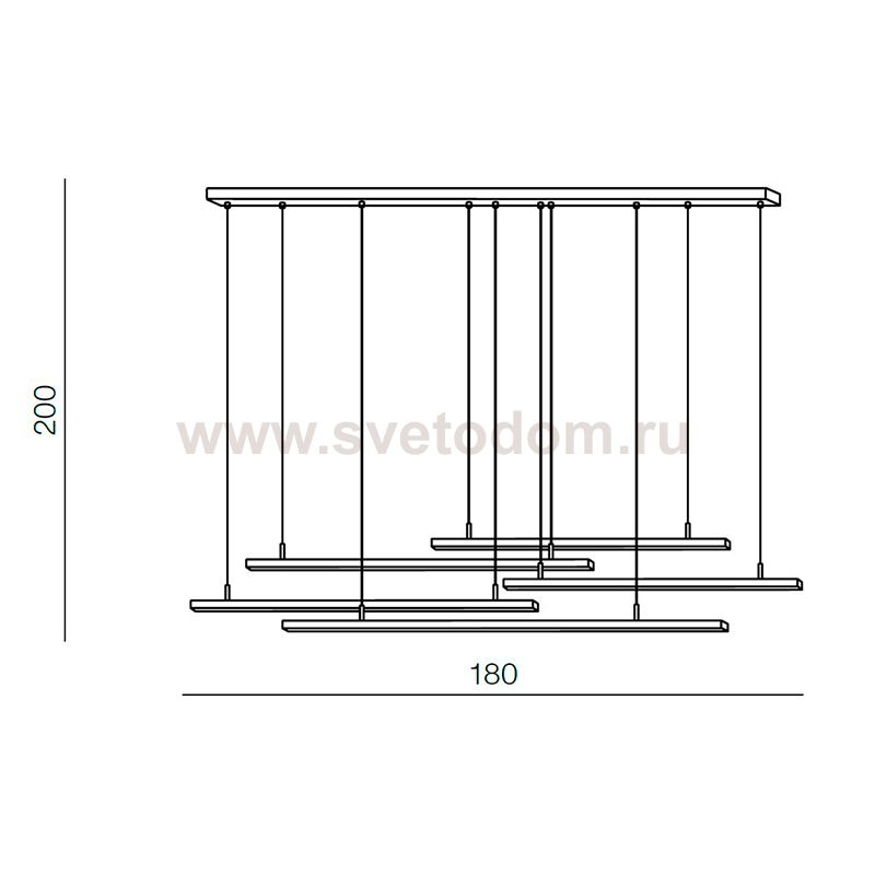 Подвесная люстра Azzardo Merlo AZ3184