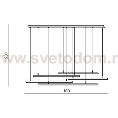 Подвесная люстра Azzardo Merlo AZ3184