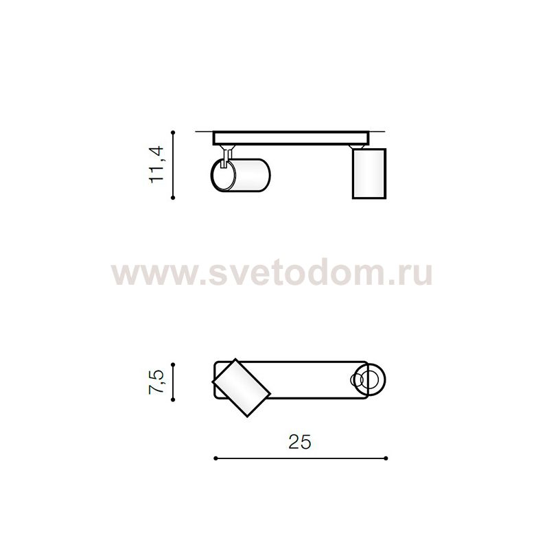 Спот Azzardo Exo AZ3196