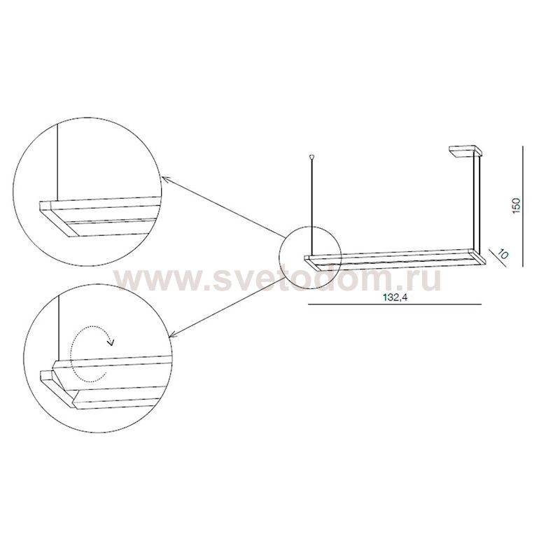 Подвесная люстра Azzardo Flash AZ3203
