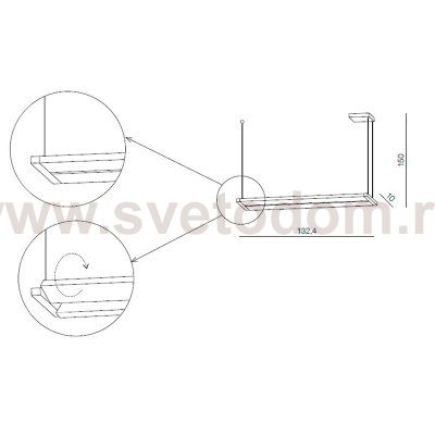 Подвесная люстра Azzardo Flash AZ3203