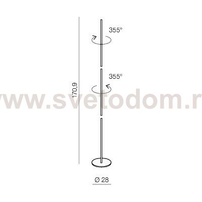 Торшер Azzardo Teta AZ3205