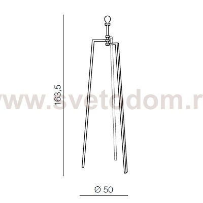 Торшер Azzardo Tristan AZ3329