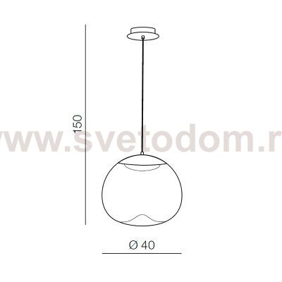 Подвесная люстра Azzardo Helena AZ3341