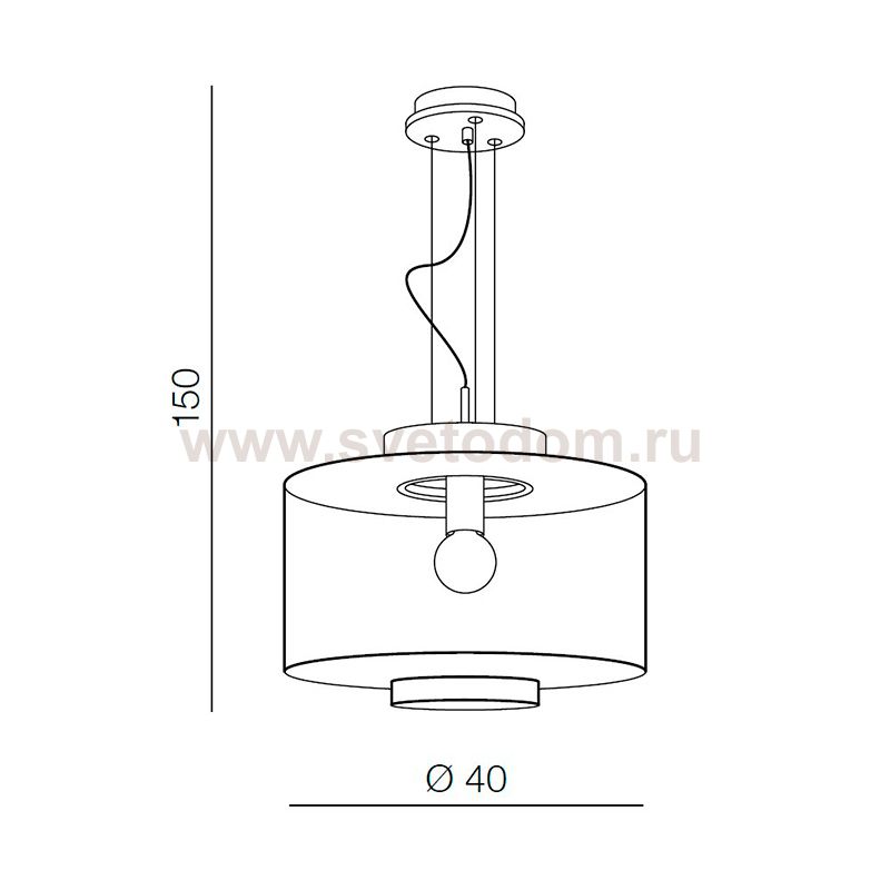 Подвесная люстра Azzardo Sorel AZ3343