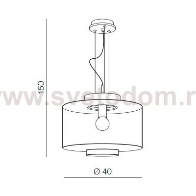 Подвесная люстра Azzardo Sorel AZ3343