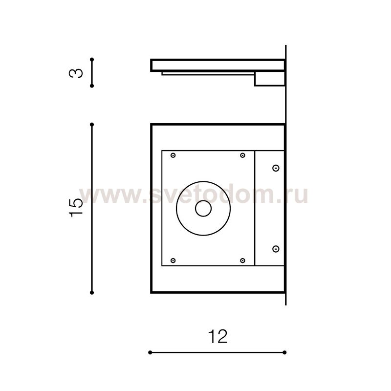 Настенный светильник Azzardo Lambda AZ3345