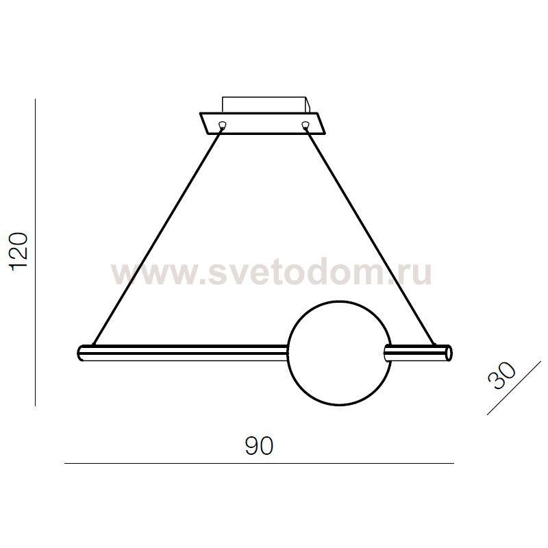 Подвесная люстра Azzardo Sandra AZ3351