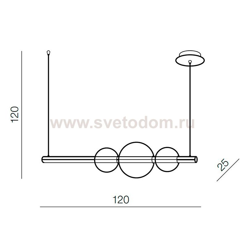 Подвесная люстра Azzardo Sandra AZ3352