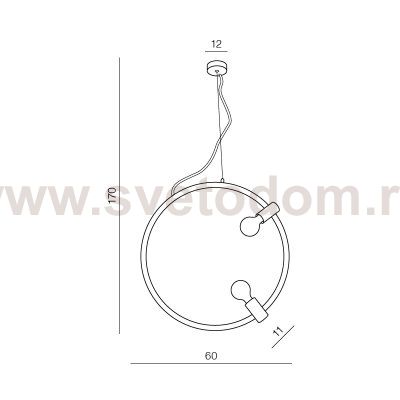 Подвесная люстра Azzardo Orsola AZ3353