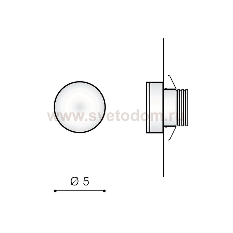 Встраиваемый светильник Azzardo Taz AZ3369