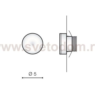 Встраиваемый светильник Azzardo Taz AZ3369