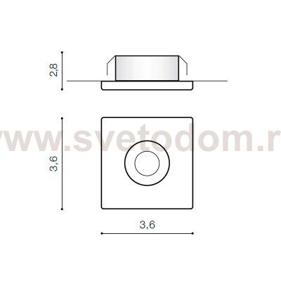 Встраиваемый светильник Azzardo Fill AZ3378