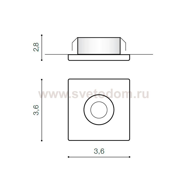 Встраиваемый светильник Azzardo Fill AZ3380