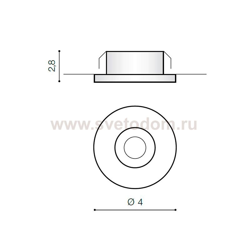 Встраиваемый светильник Azzardo Fill AZ3381