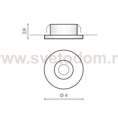 Встраиваемый светильник Azzardo Fill AZ3382