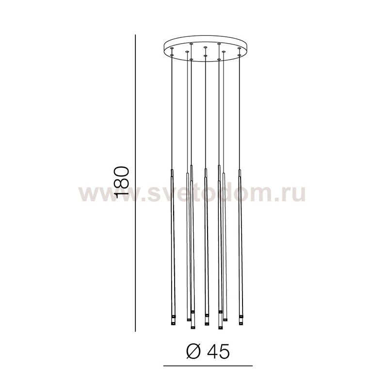 Подвесная люстра Azzardo Louise AZ3421