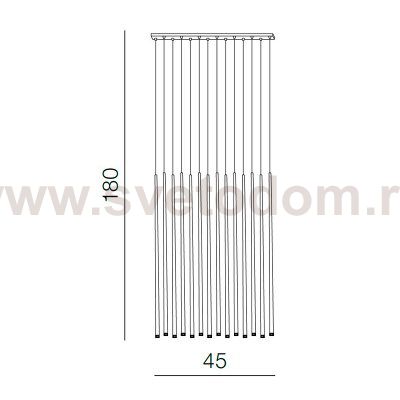Подвесная люстра Azzardo Louise AZ3424
